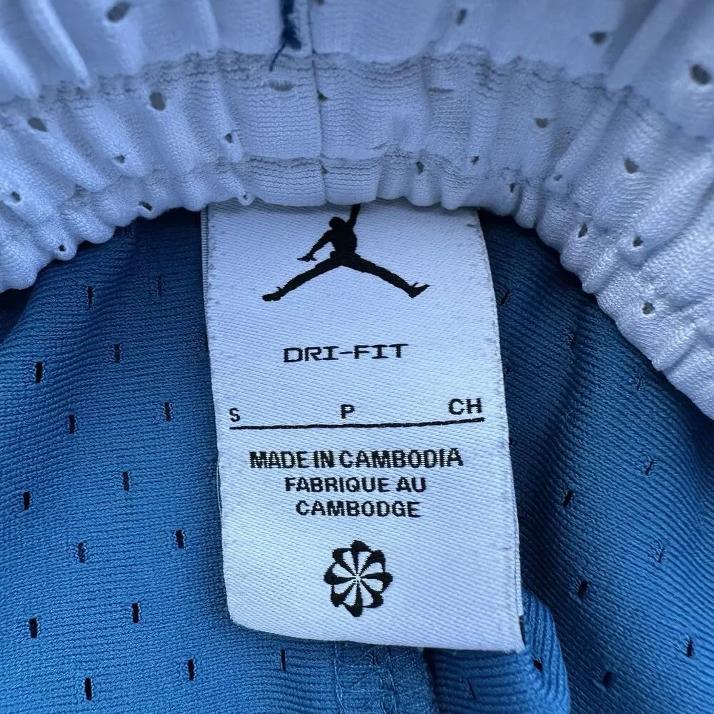 Jordan Nike Diamond Men’s Dri-FIT Basketball Shorts Small DX1487-457 Blue White